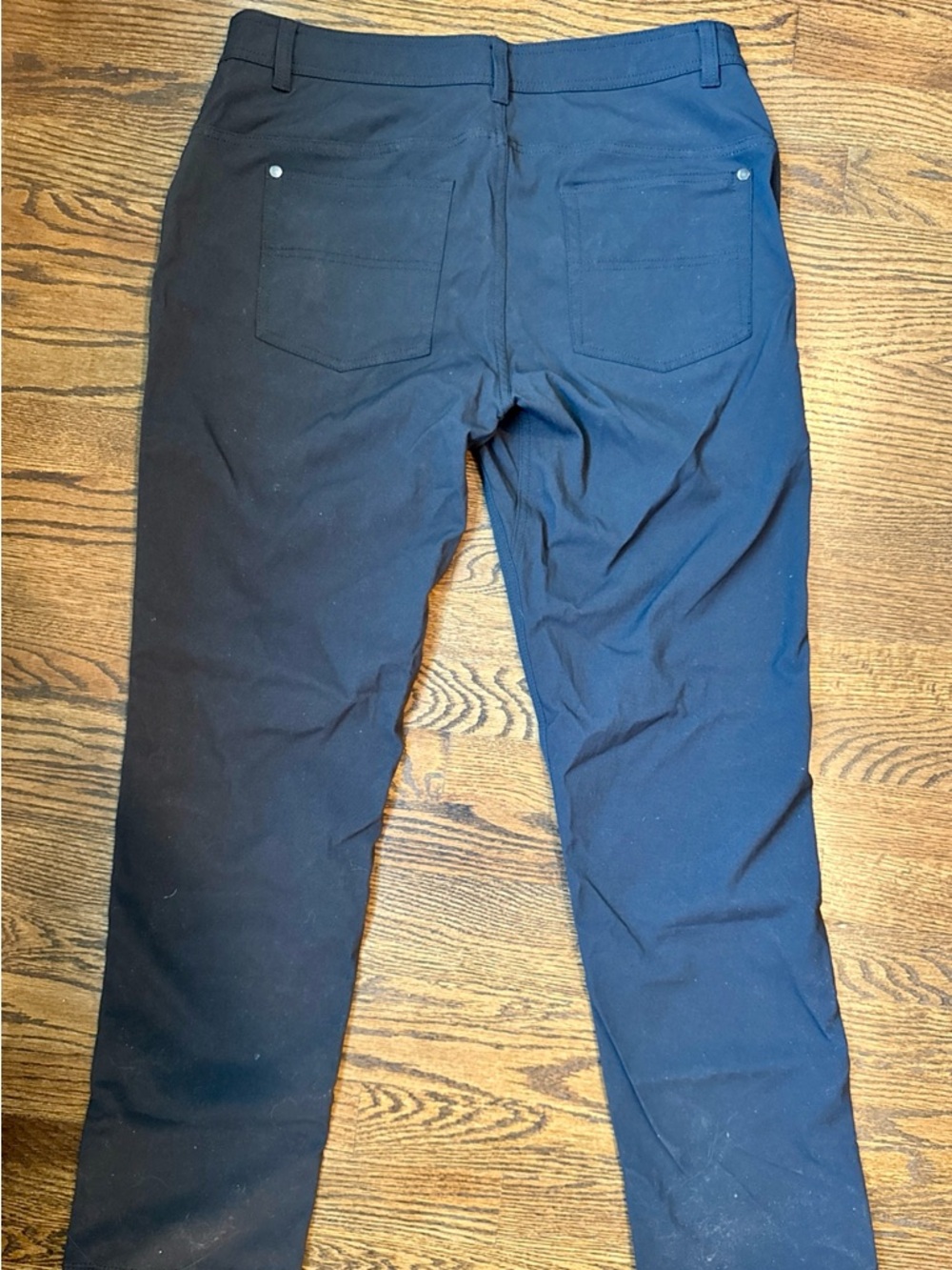 Men's Western Rise 5 Pocket Black Slim Chino Pants 34x30